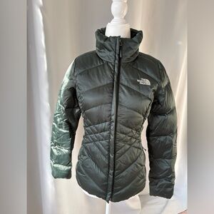 The North Face Women's Dark Green Down Puffer Jacket Size XS